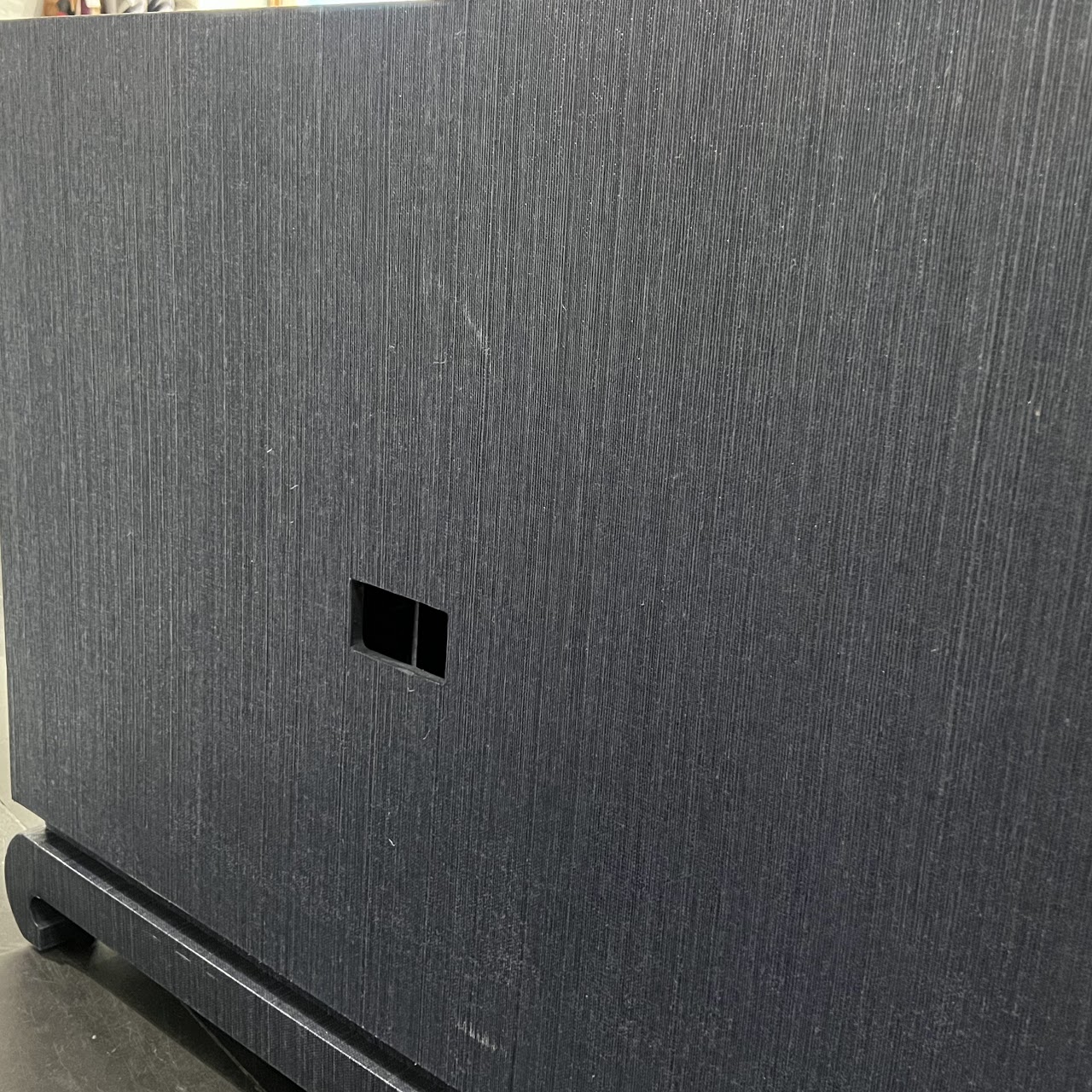 Contemporary Grasscloth Credenza