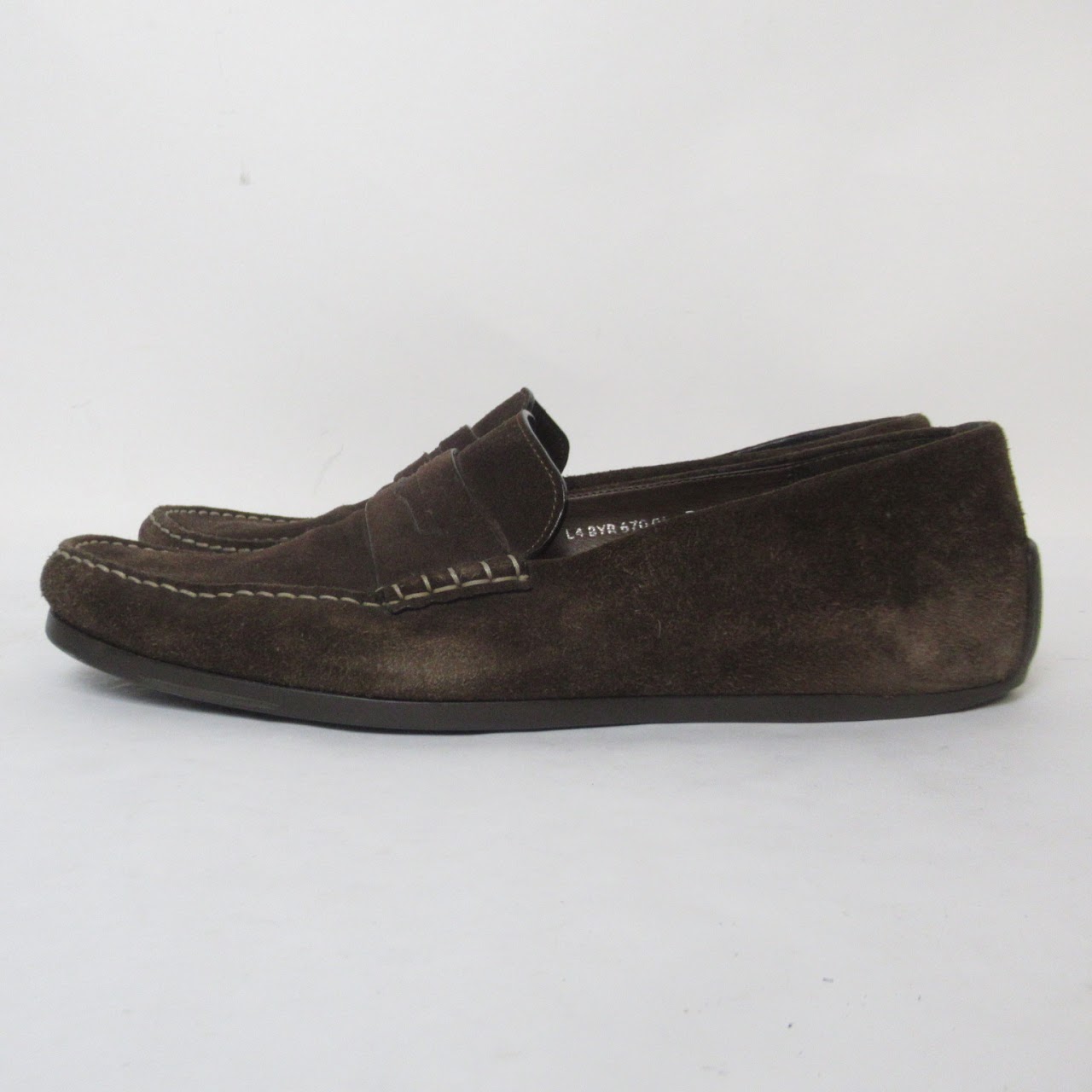 J.M. Weston Suede Driving Loafers