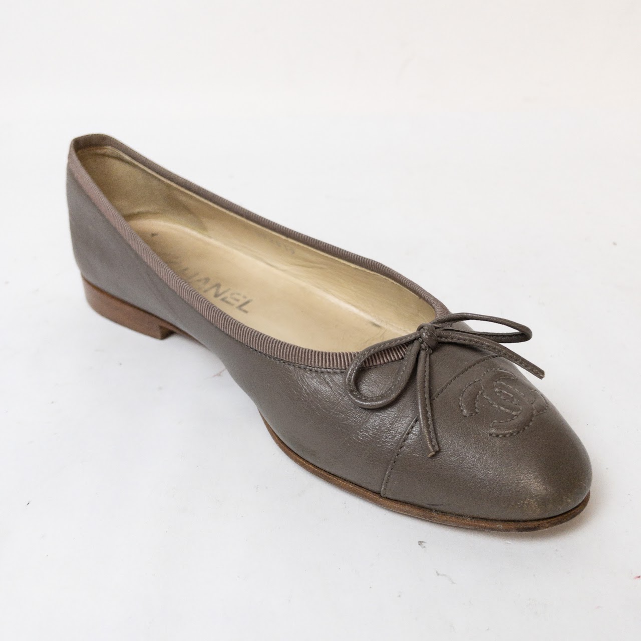 Chanel Leather Ballet Flats