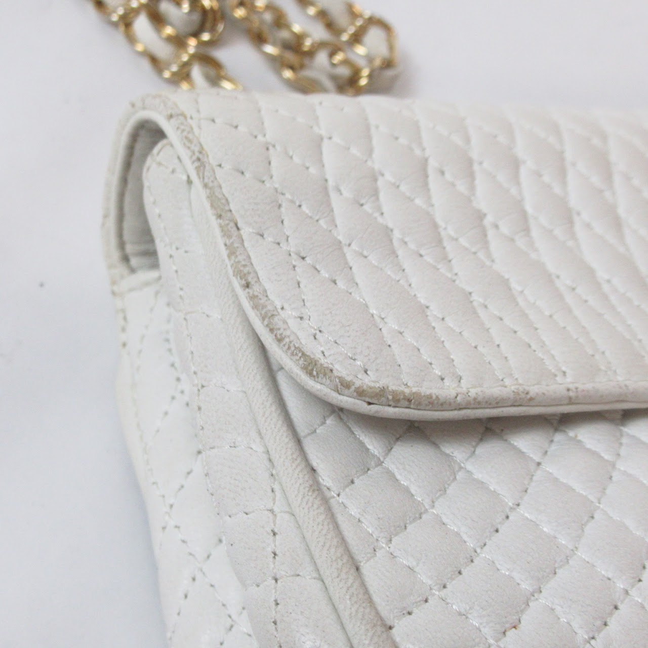 Bally Vintage Quilted Chain Strap Bag