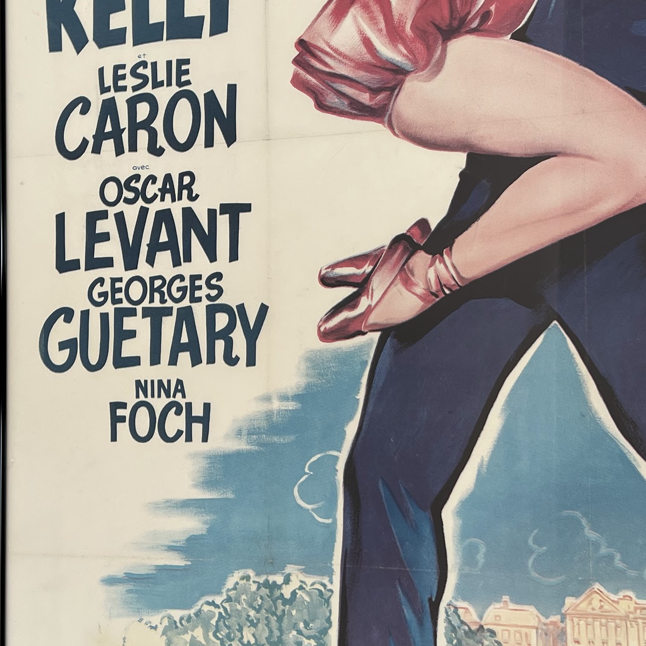 Gene Kelly 'An American in Paris' Original French Movie Poster