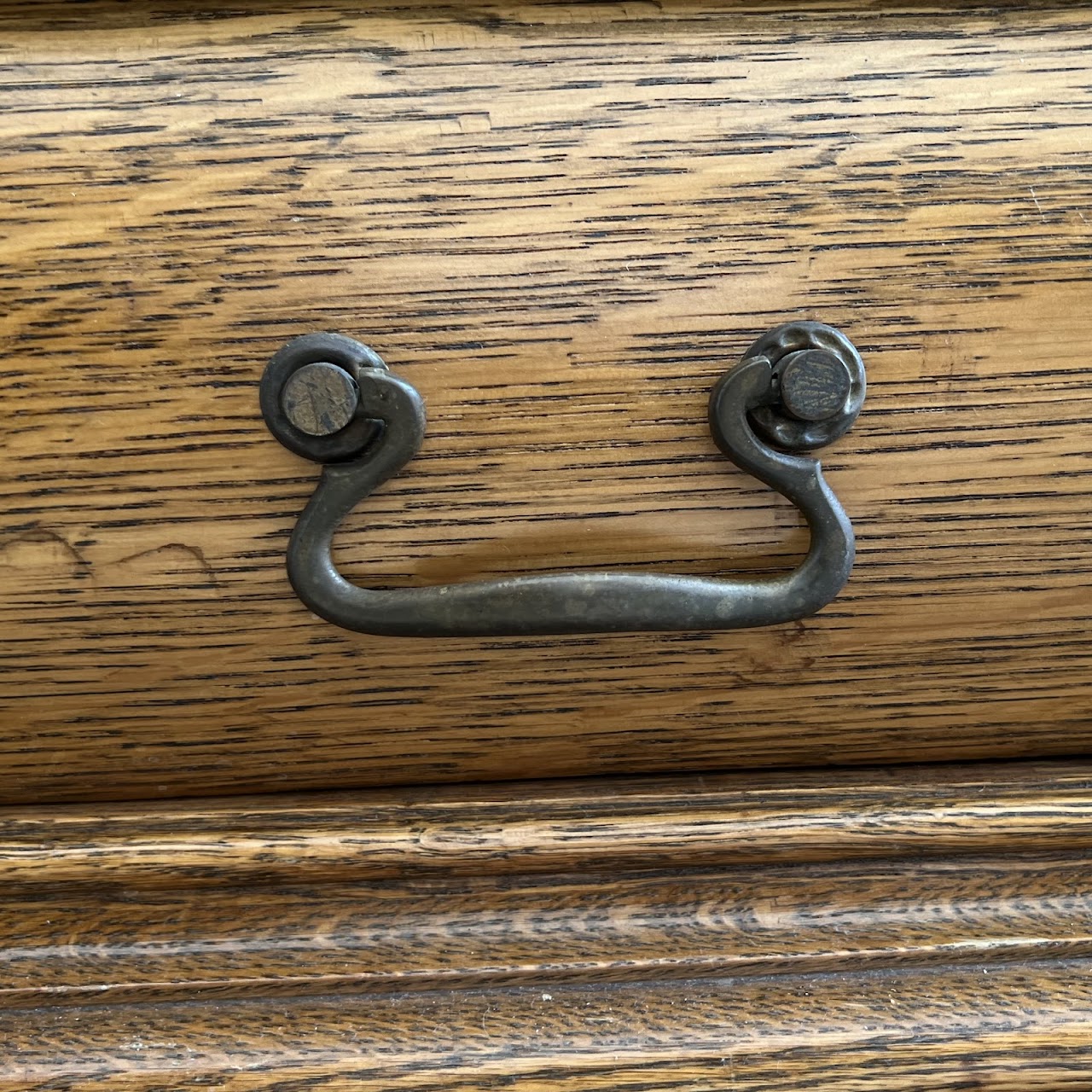 American Tiger Oak Antique Sideboard Server