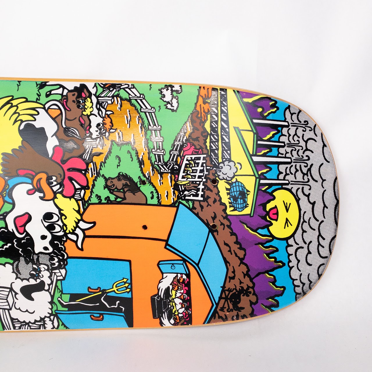 Mark McKee Signed Limited Edition Mike Vallely Barnyard Skateboard Deck