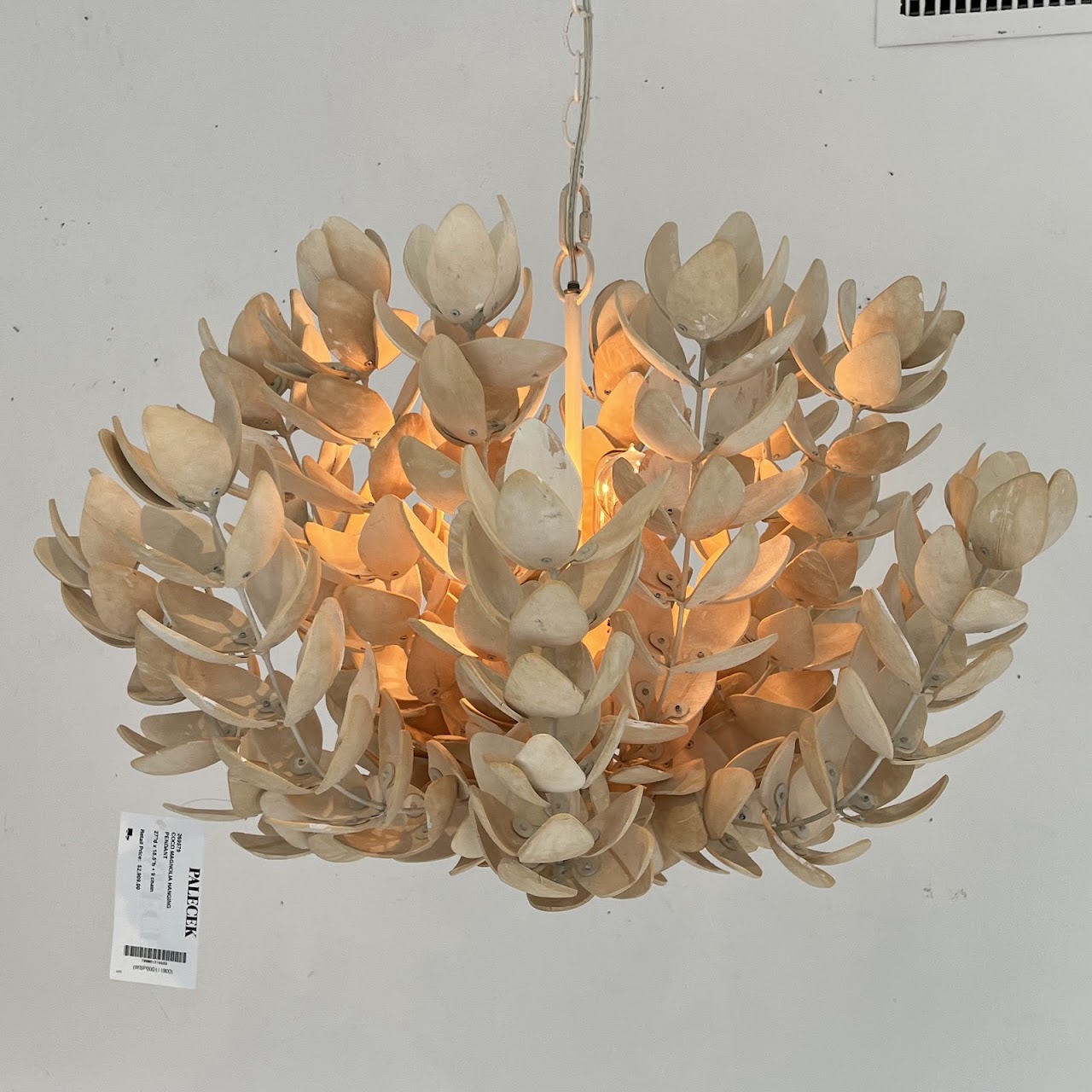 Palecek Coco Magnolia Pendant Chandelier