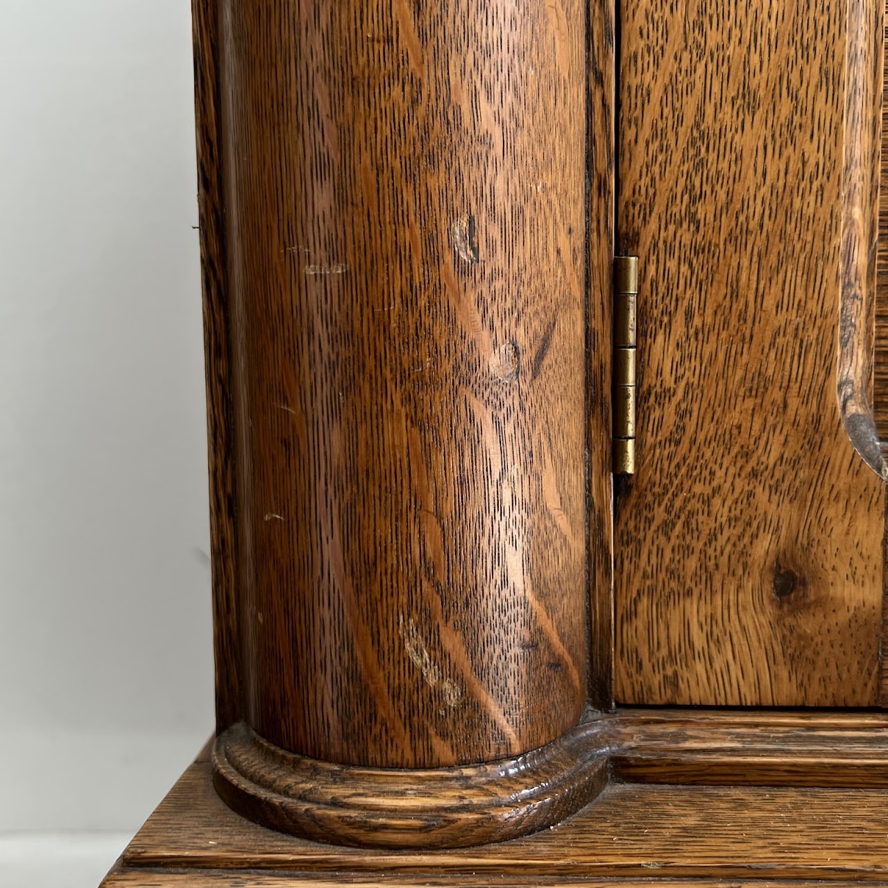 American Tiger Oak Antique Sideboard Server