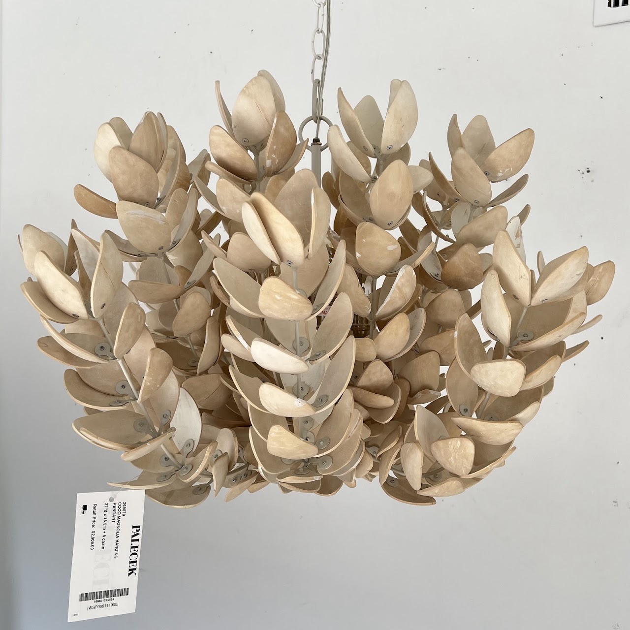 Palecek Coco Magnolia Pendant Chandelier