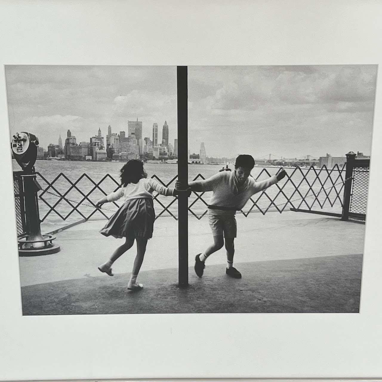 Sam Falk 'A Spin on the Ferry, 1964' Silver Gelatin Photograph