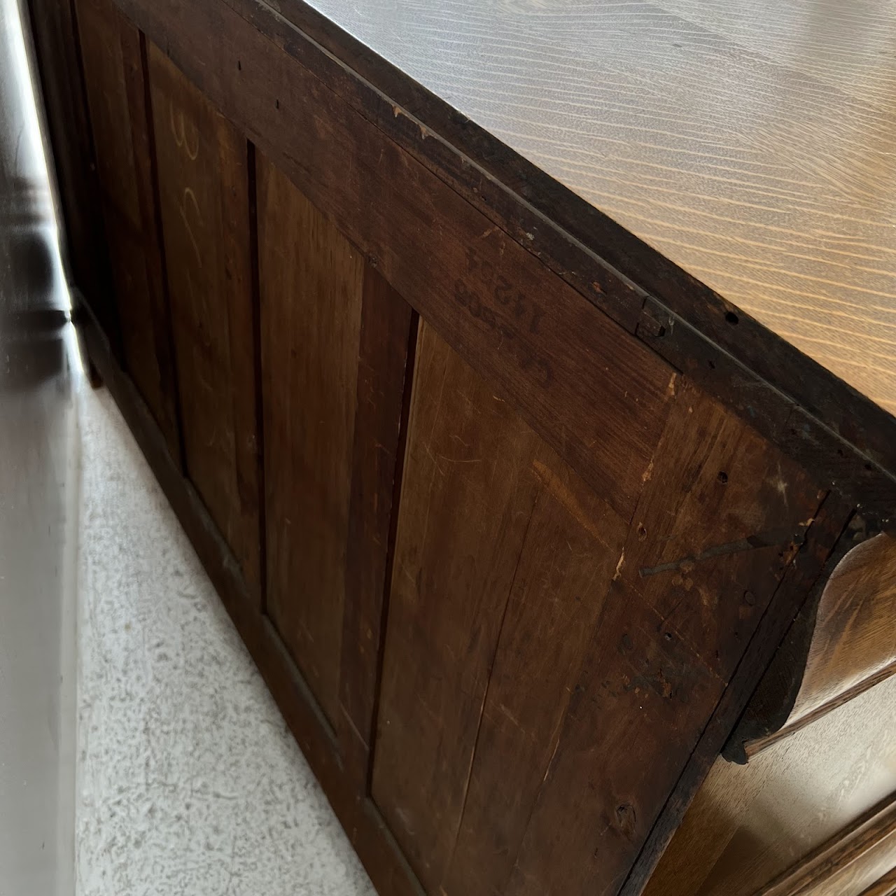 American Tiger Oak Antique Sideboard Server