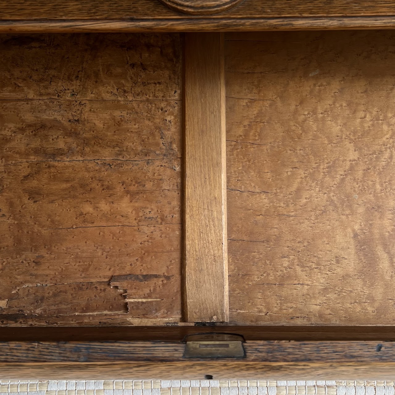 American Tiger Oak Antique Sideboard Server