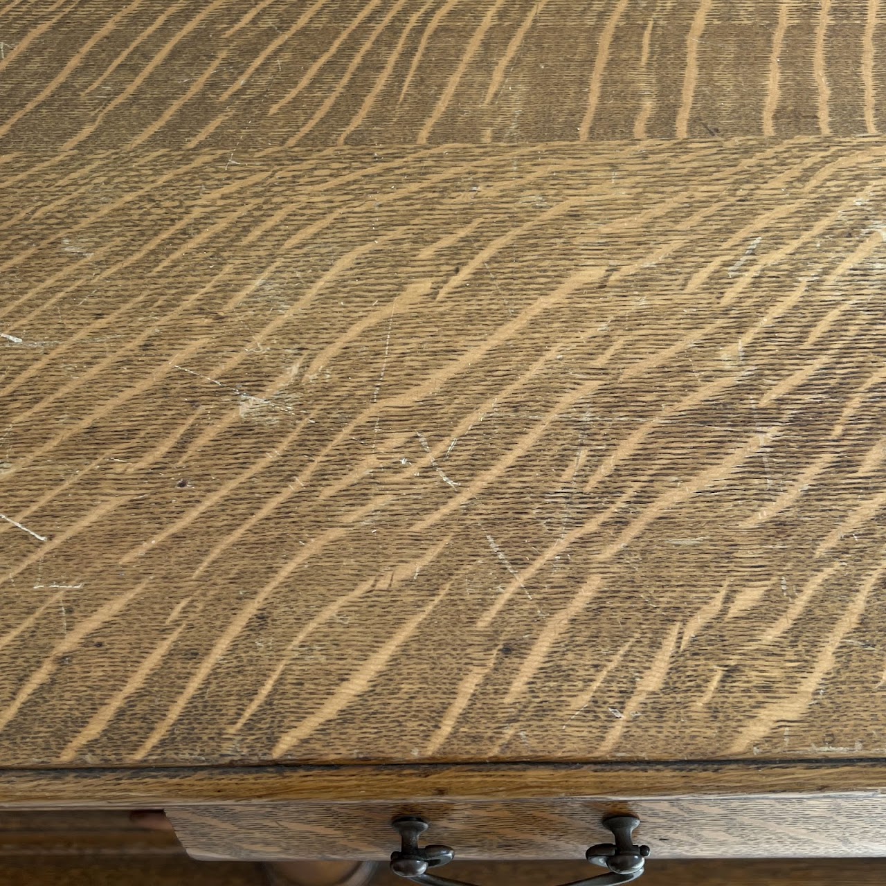 American Tiger Oak Antique Sideboard Server