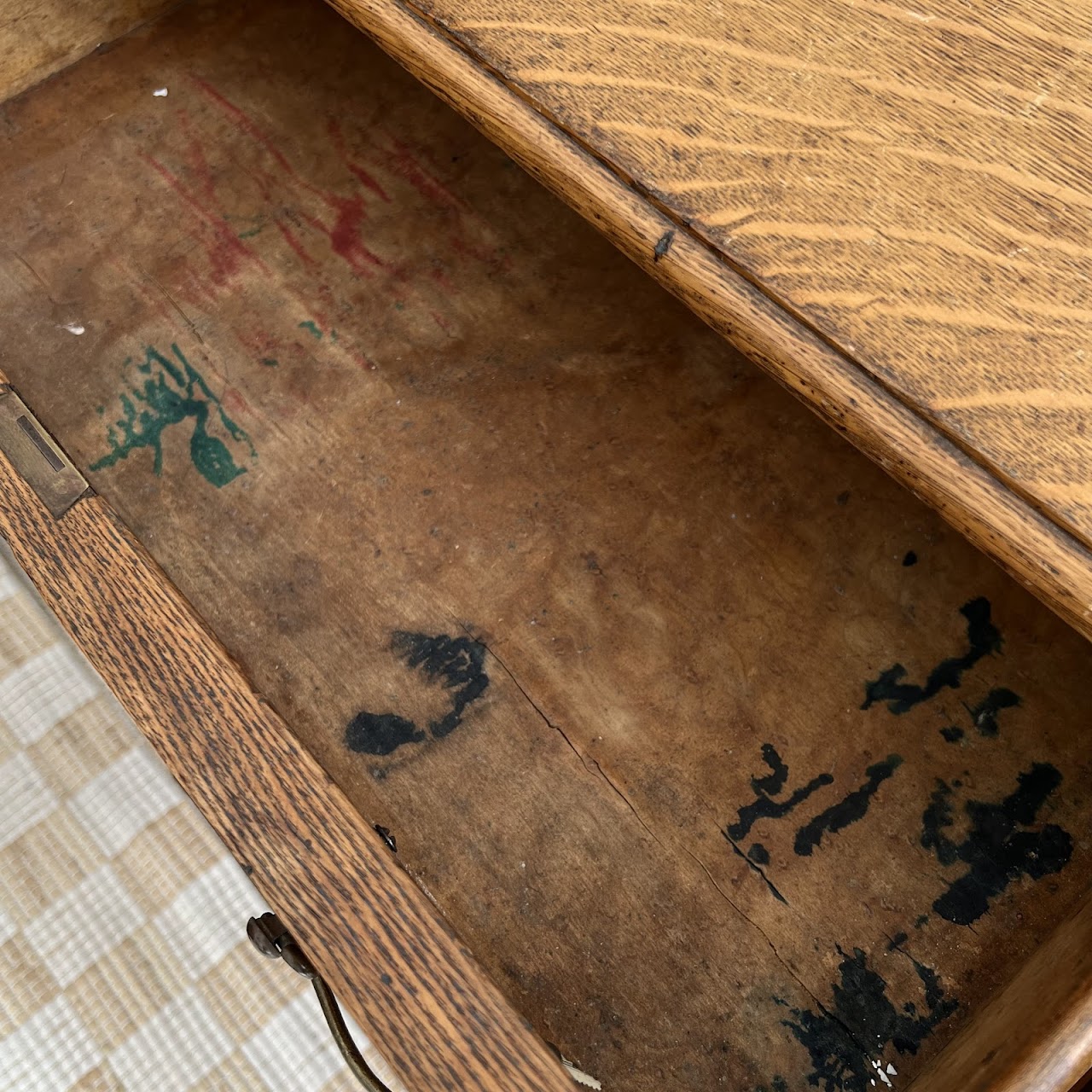 American Tiger Oak Antique Sideboard Server