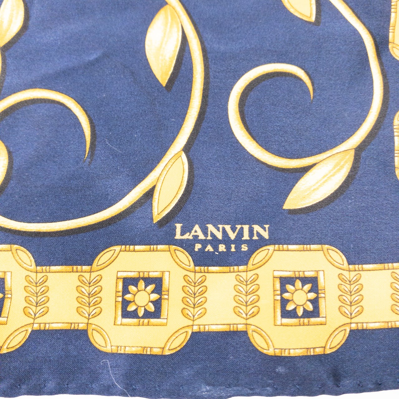 Lanvin Paris Silk Neckerchief