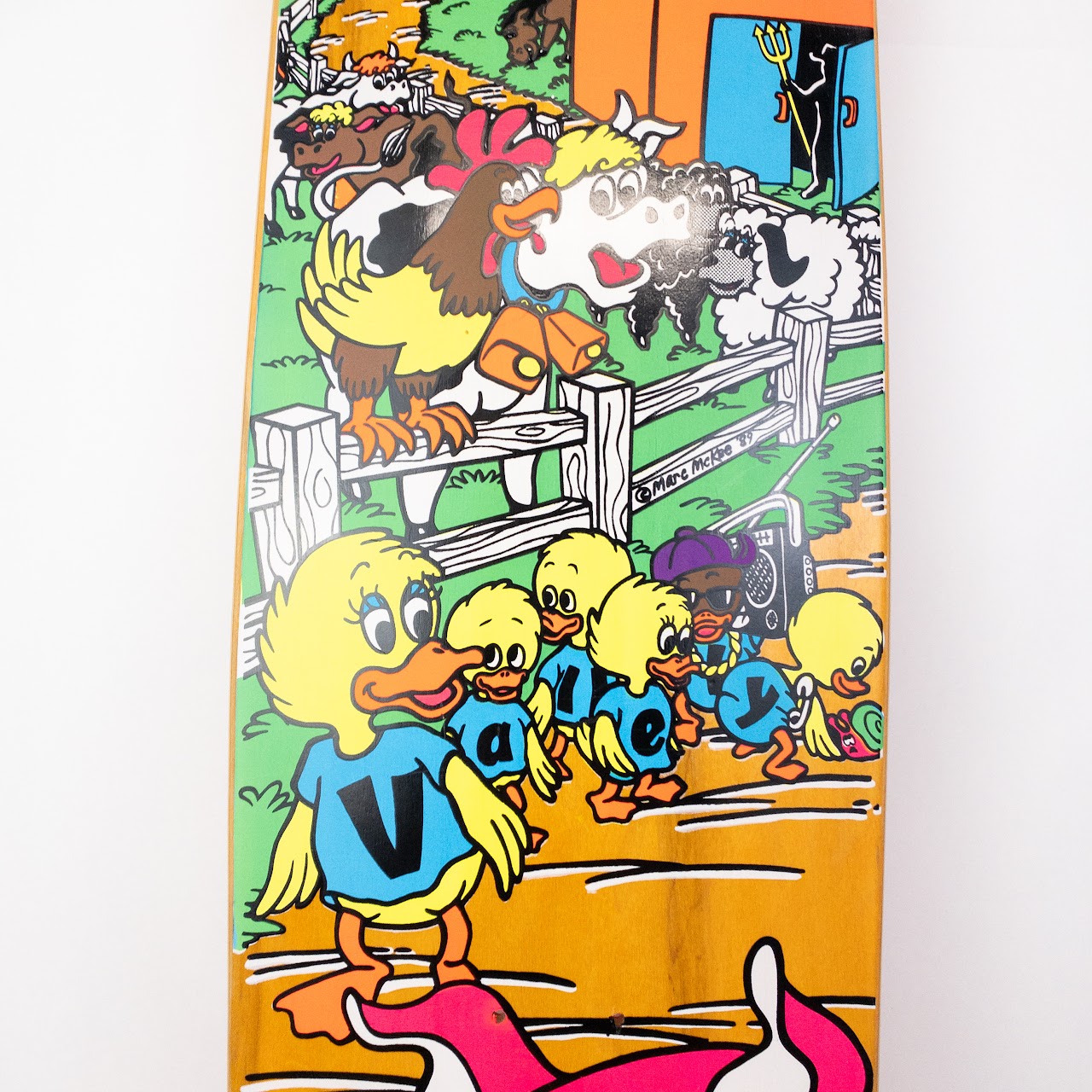 Mark McKee Signed Limited Edition Mike Vallely Barnyard Skateboard Deck