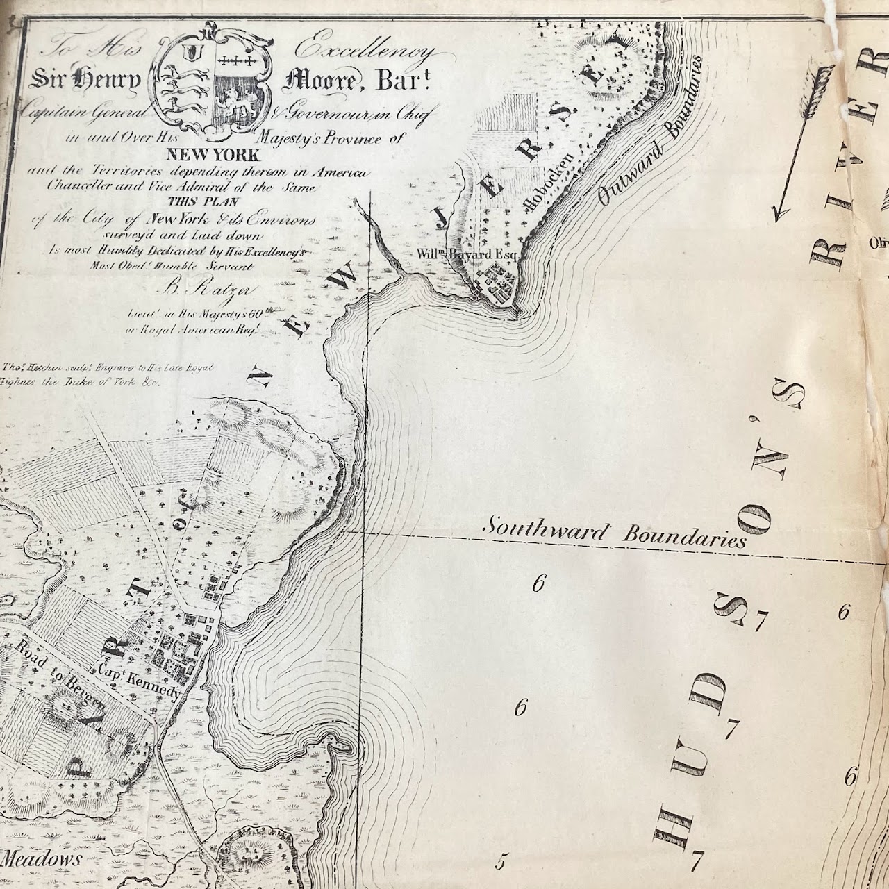 Plan of the City of New York Surveyed 1766-1767Map