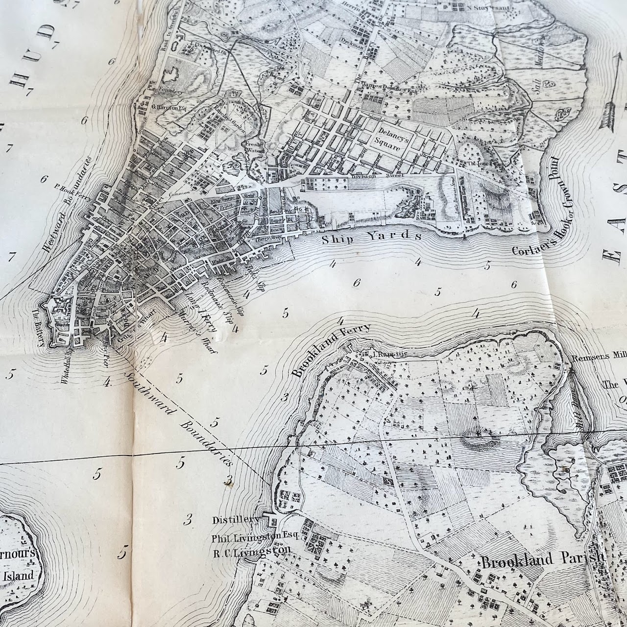 Plan of the City of New York Surveyed 1766-1767Map