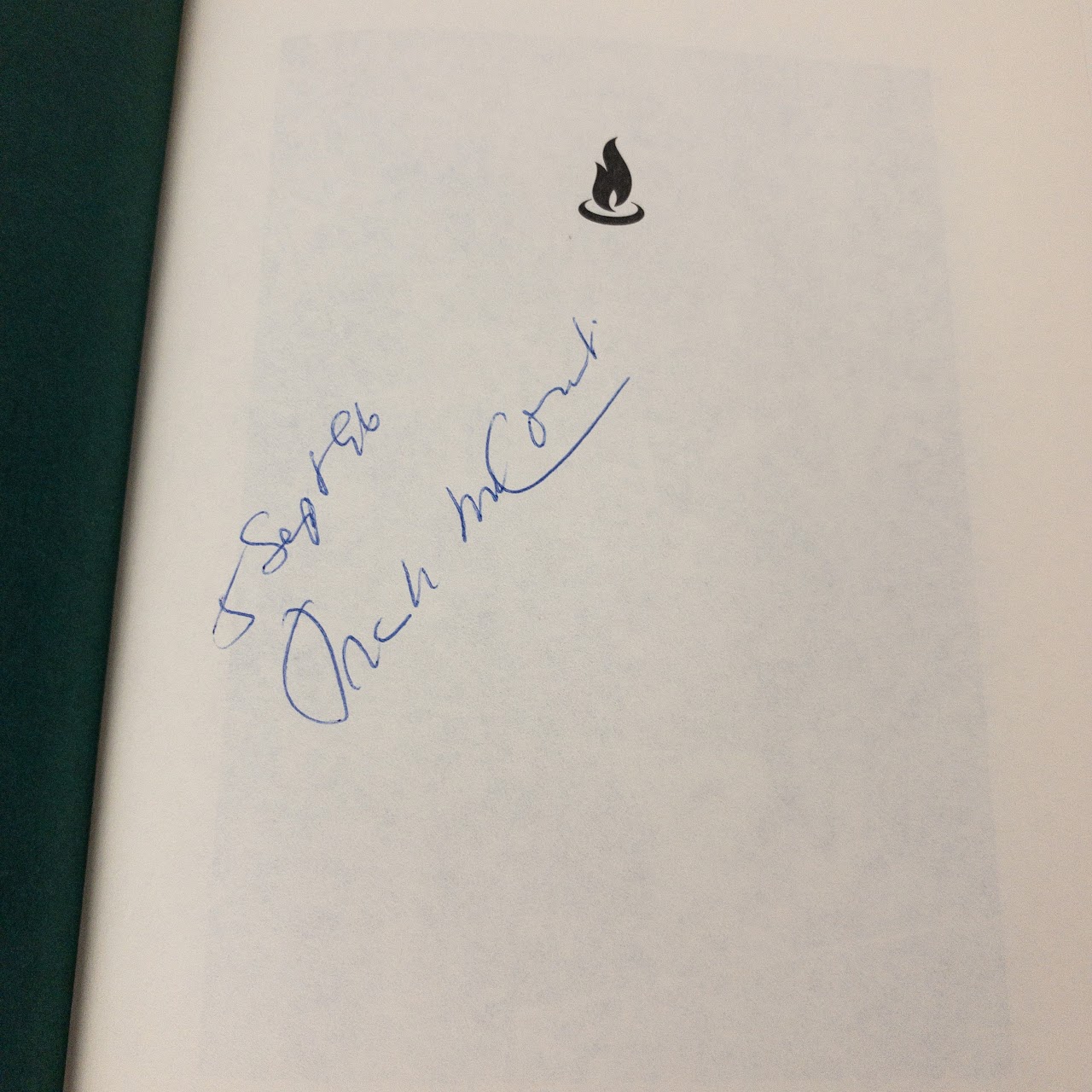 Frank McCourt Signed 'Angela's Ashes' Book