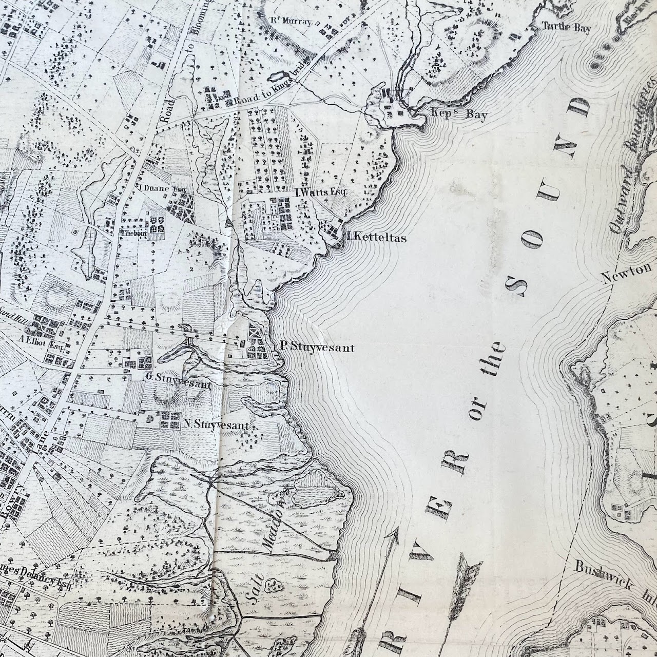 Plan of the City of New York Surveyed 1766-1767Map