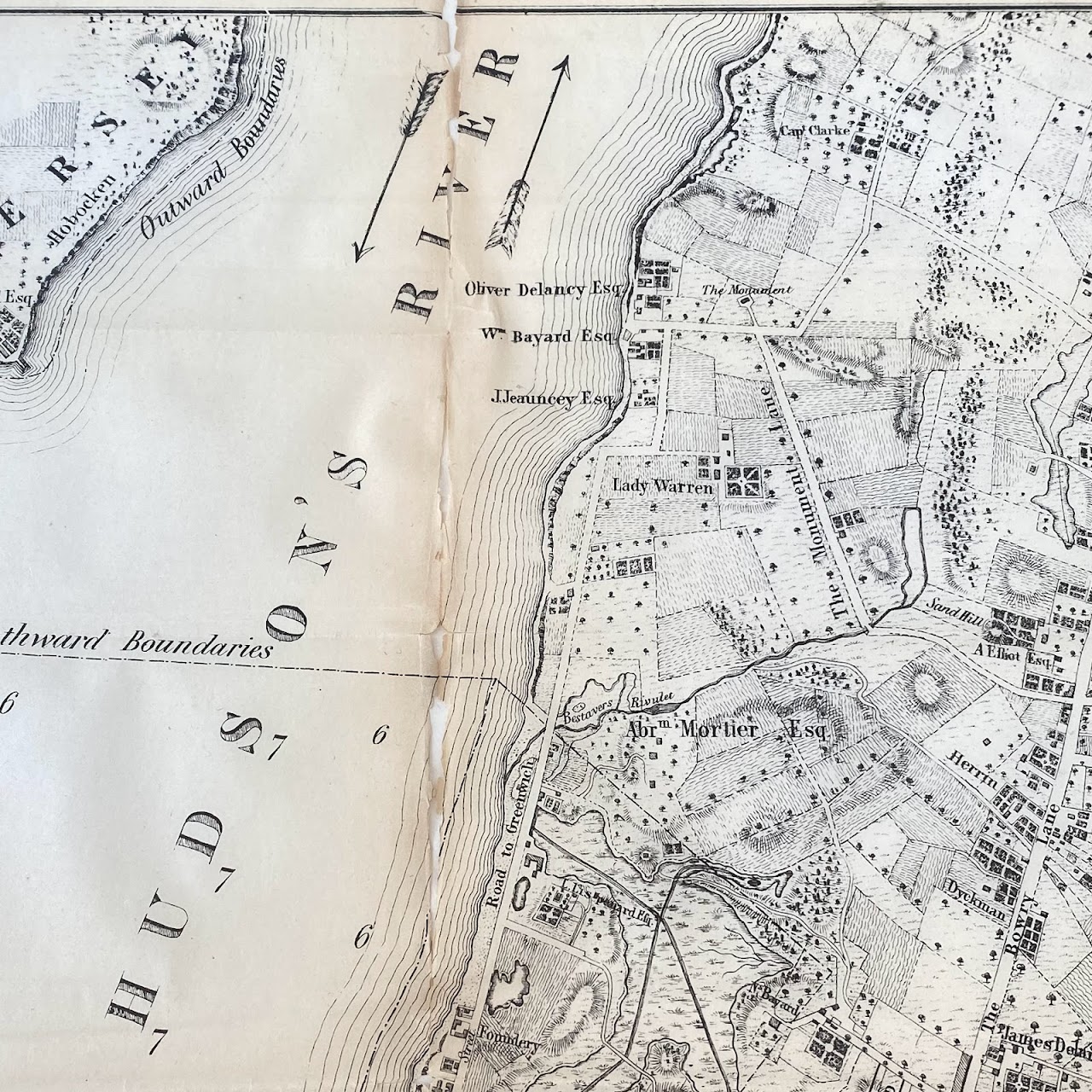 Plan of the City of New York Surveyed 1766-1767Map