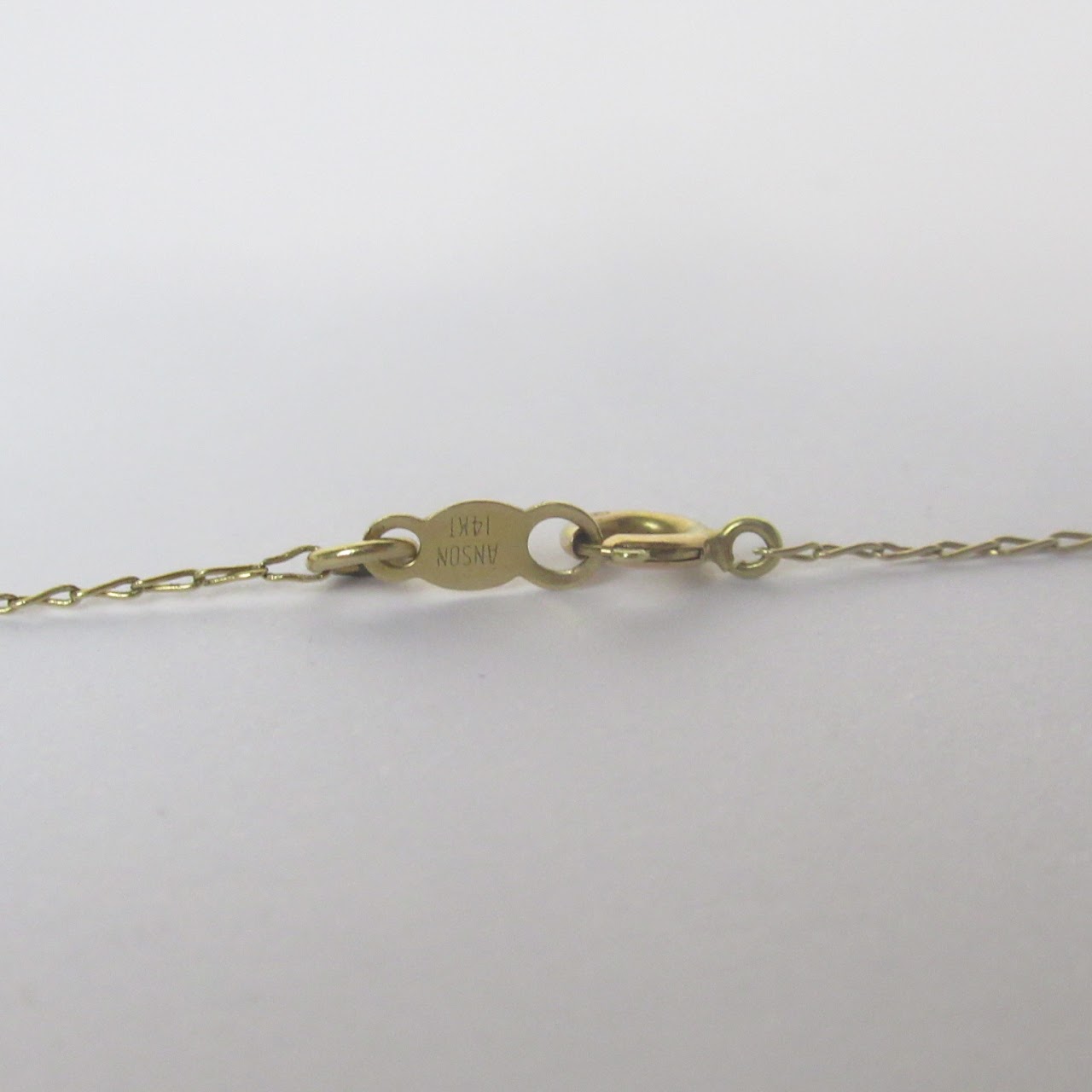 14K Gold Broken Chain Necklace