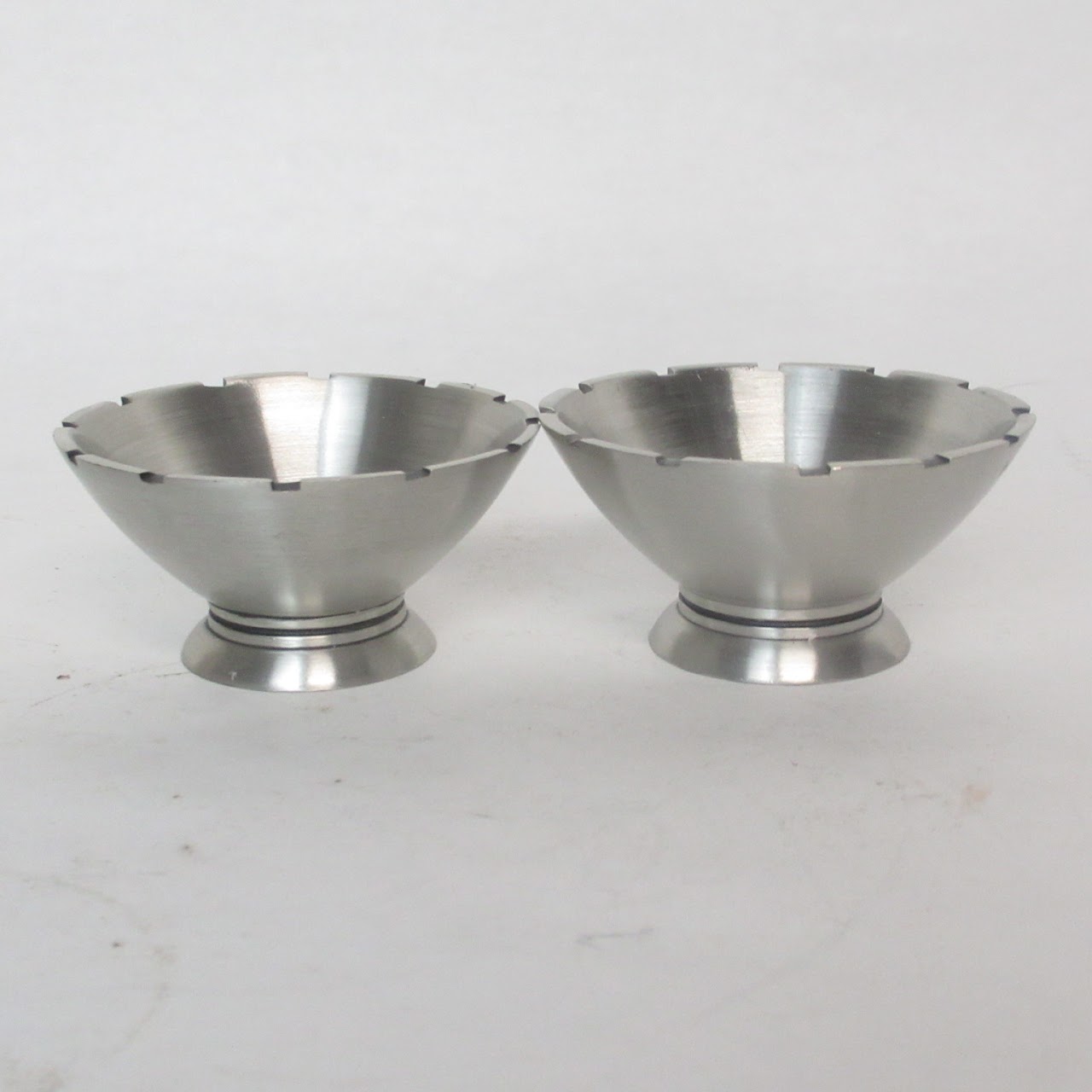 Lisa Jenks Notch Trinket Bowl Pair