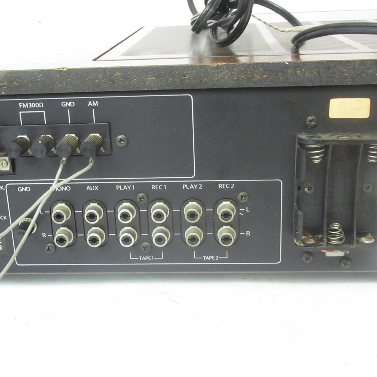 Mitsubishi DA-R15 Vintage Stereo Receiver with DP-6 Turntable