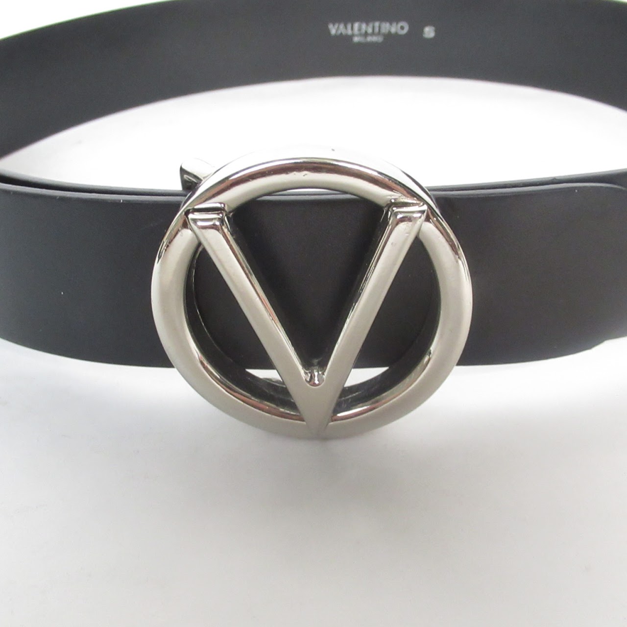 Valentino Leather V Belt