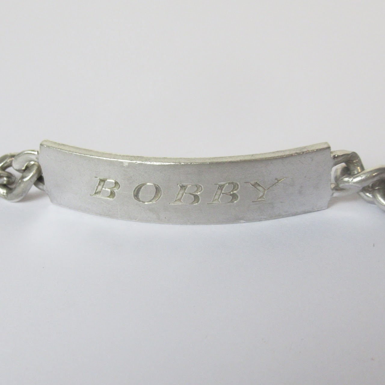 Sterling Silver ID Bracelet Large