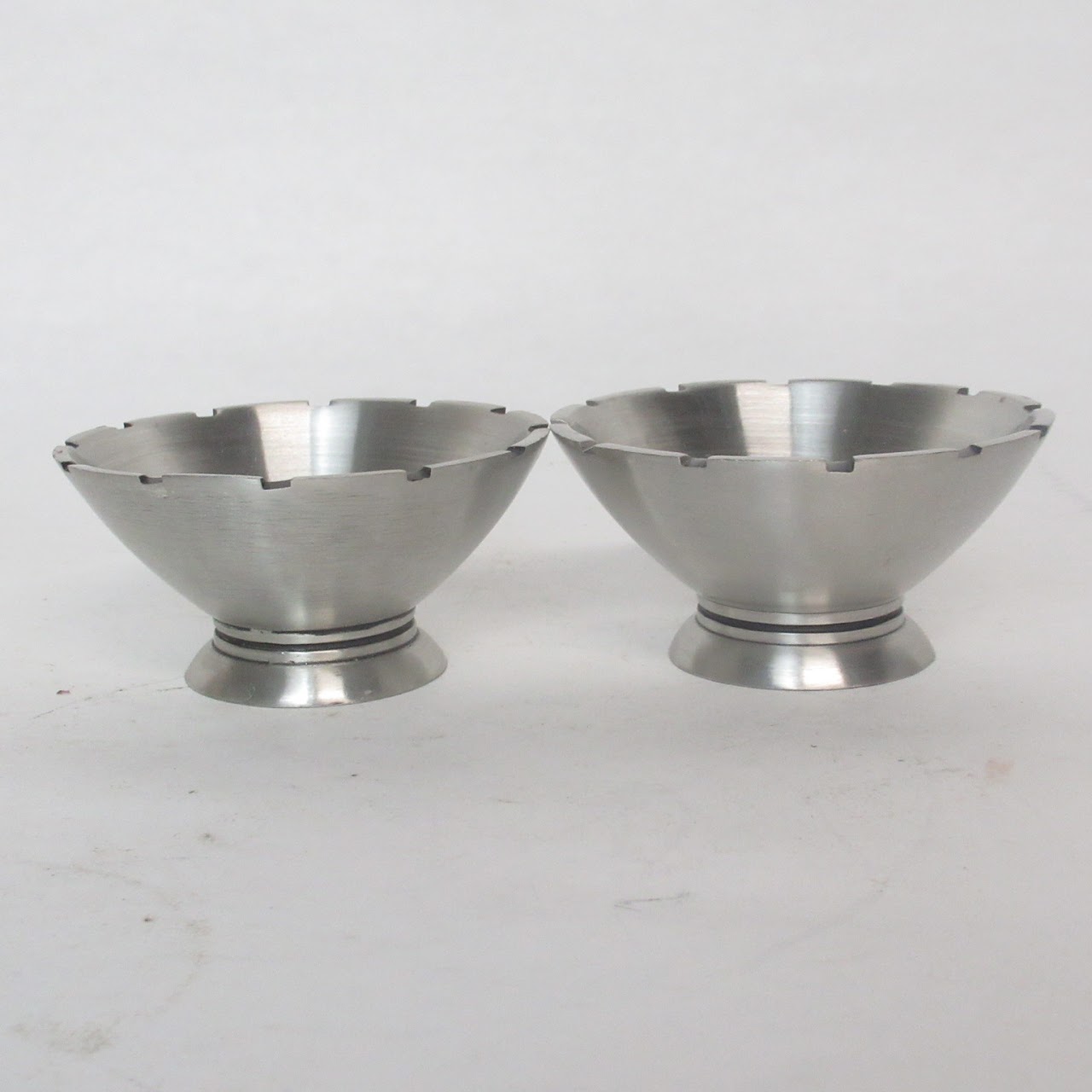 Lisa Jenks Notch Trinket Bowl Pair