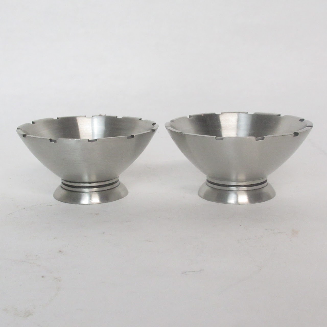 Lisa Jenks Notch Trinket Bowl Pair