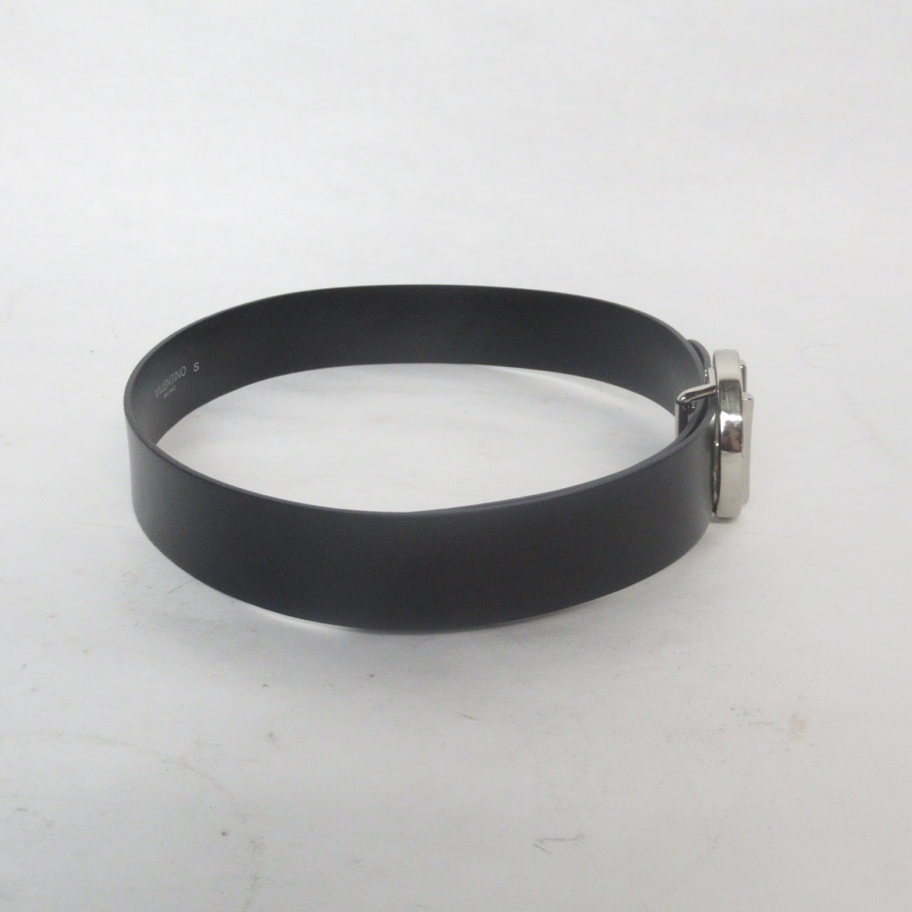 Valentino Leather V Belt