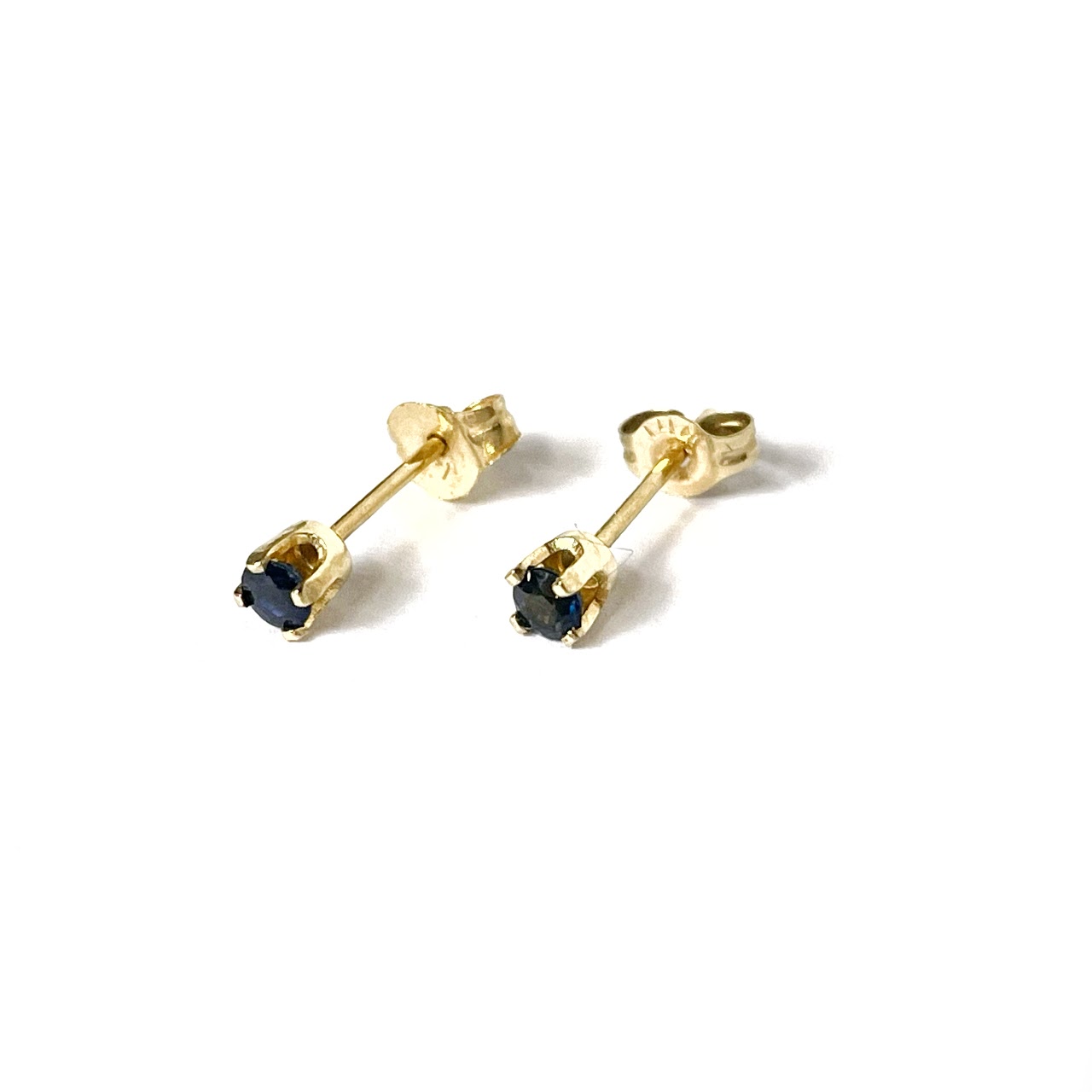 14K Gold & Sapphire Earrings