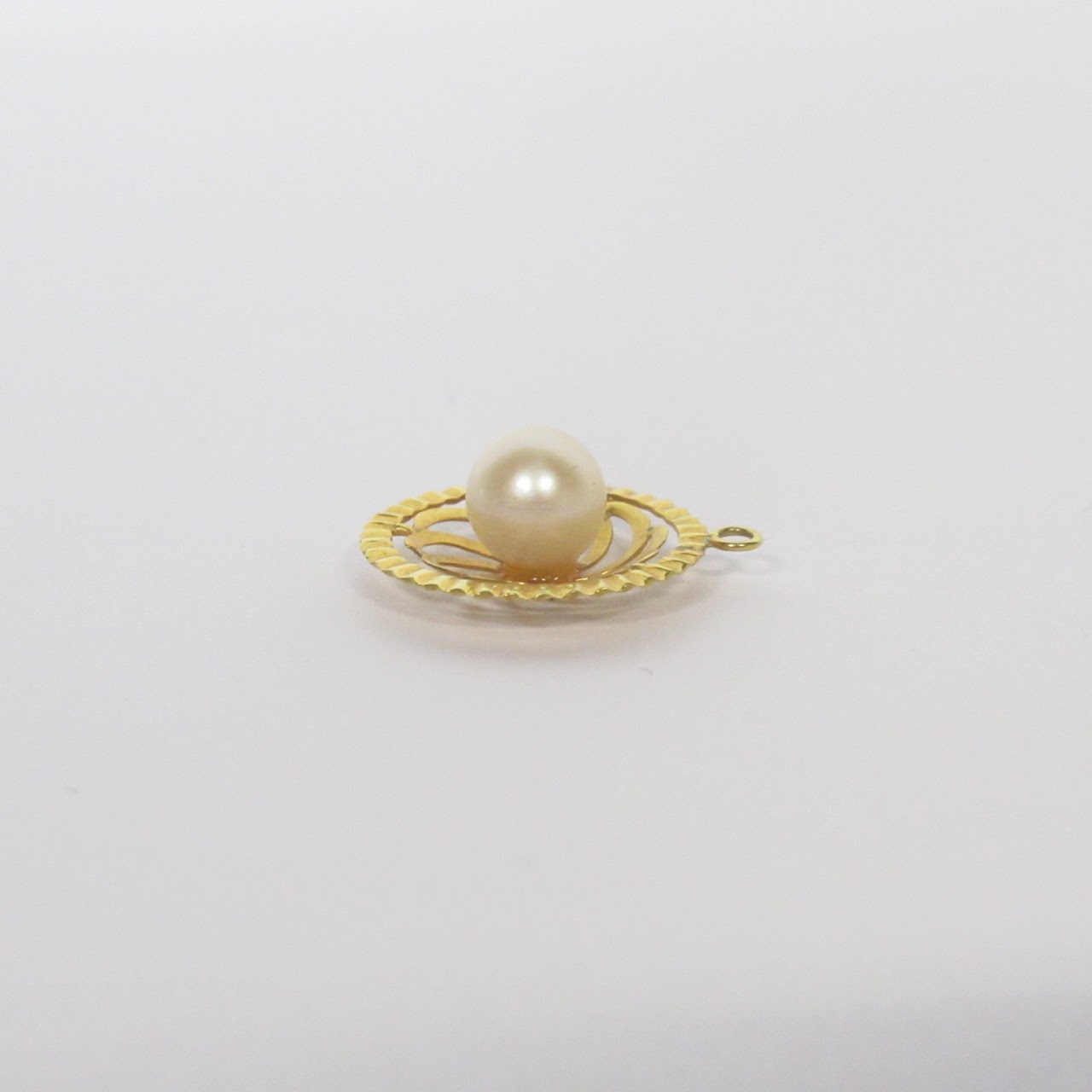 14K Gold & Pearl Pendant