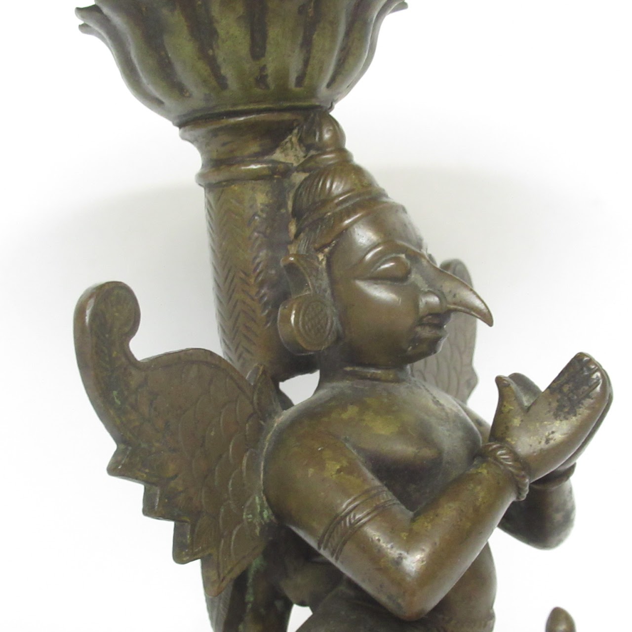 Garuda Brass Deepa Lamp Stand