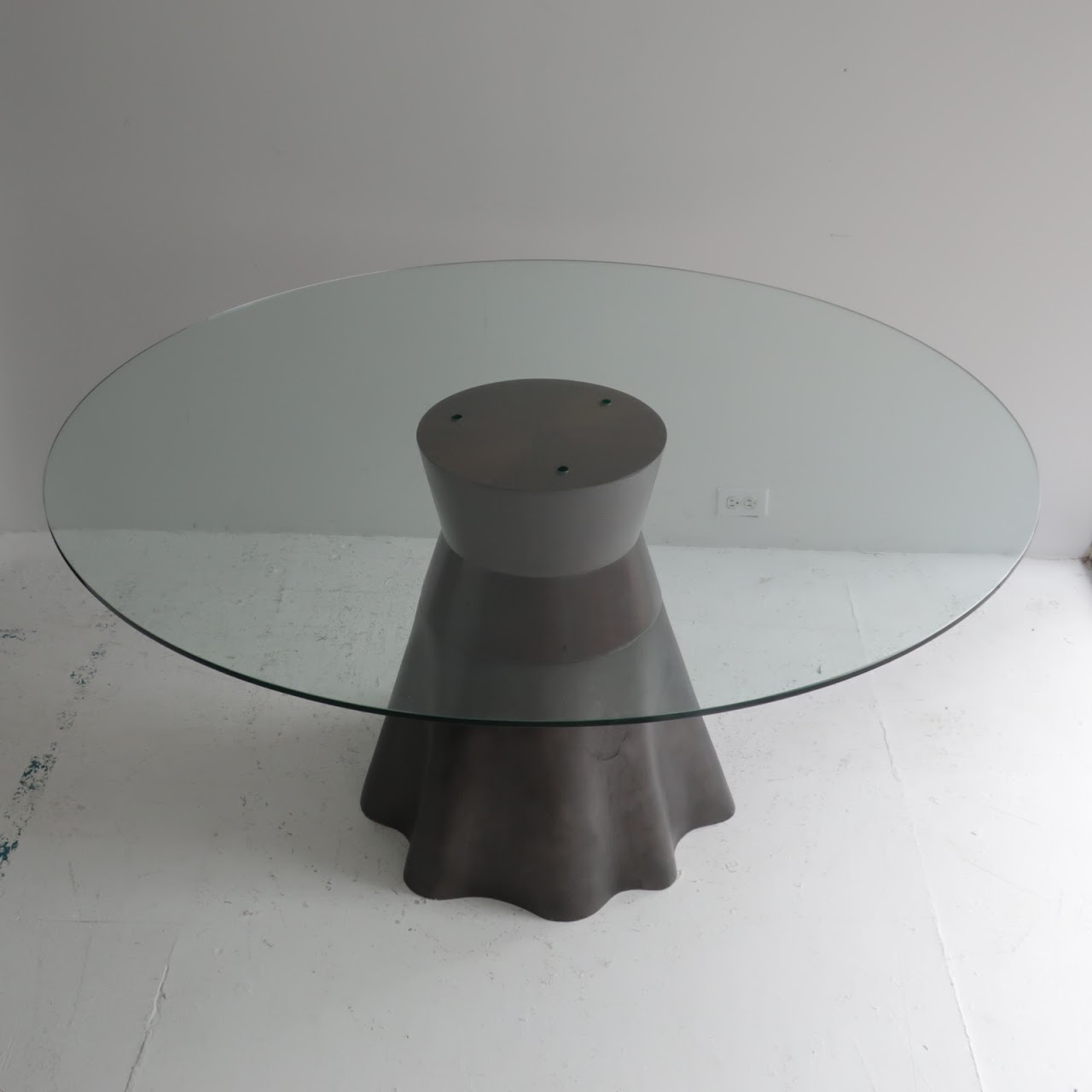 Sculptural Pedestal Dining Table