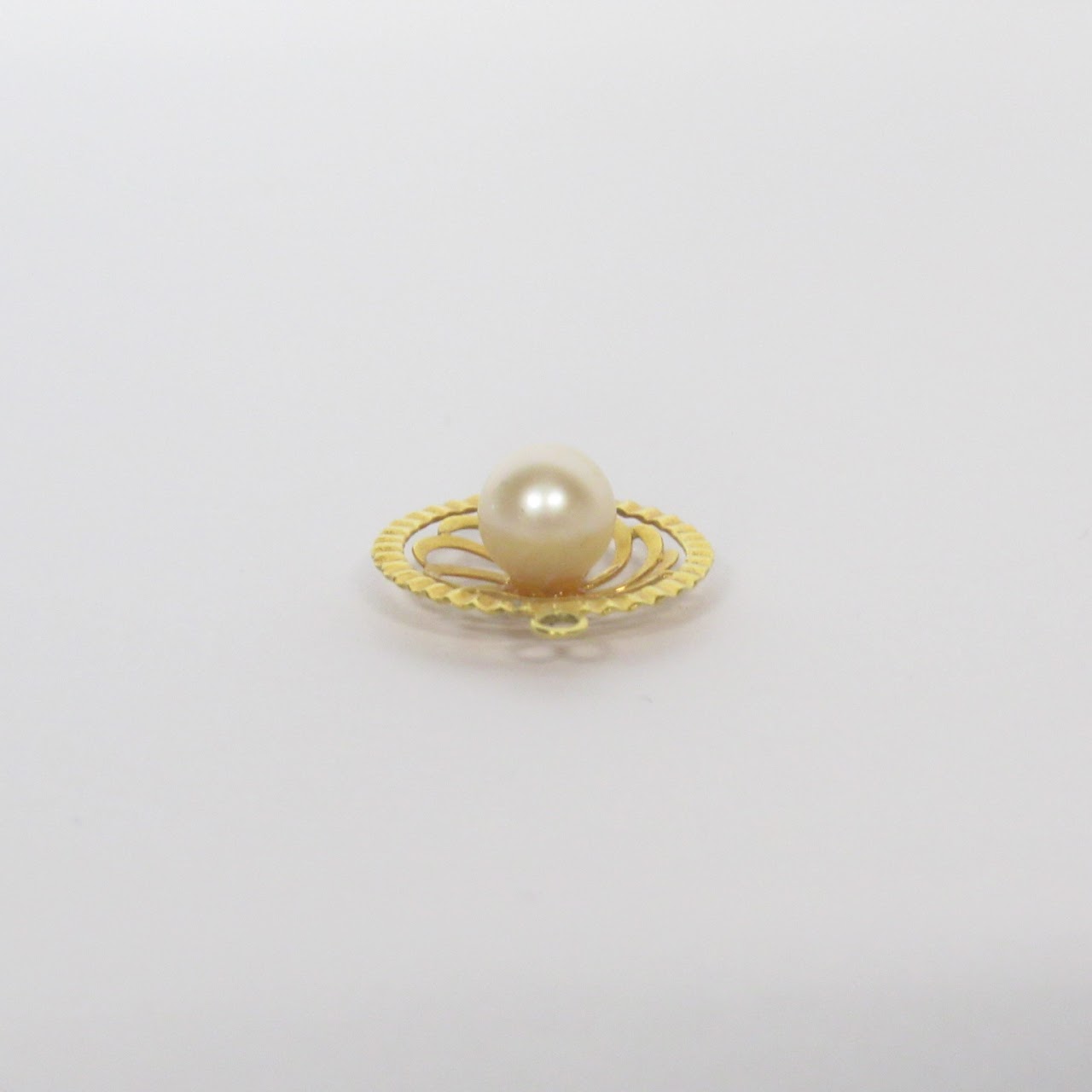 14K Gold & Pearl Pendant