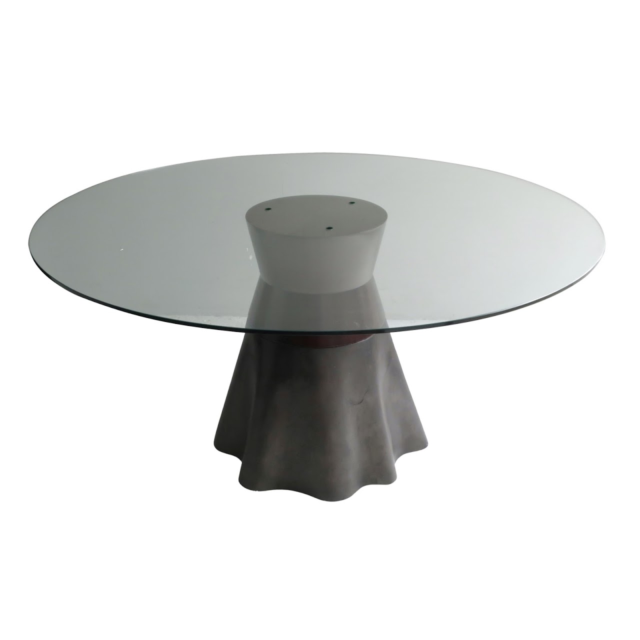 Sculptural Pedestal Dining Table