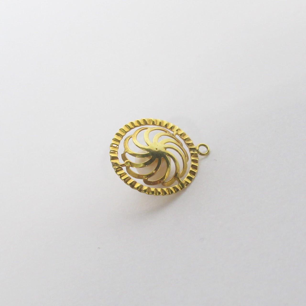 14K Gold & Pearl Pendant