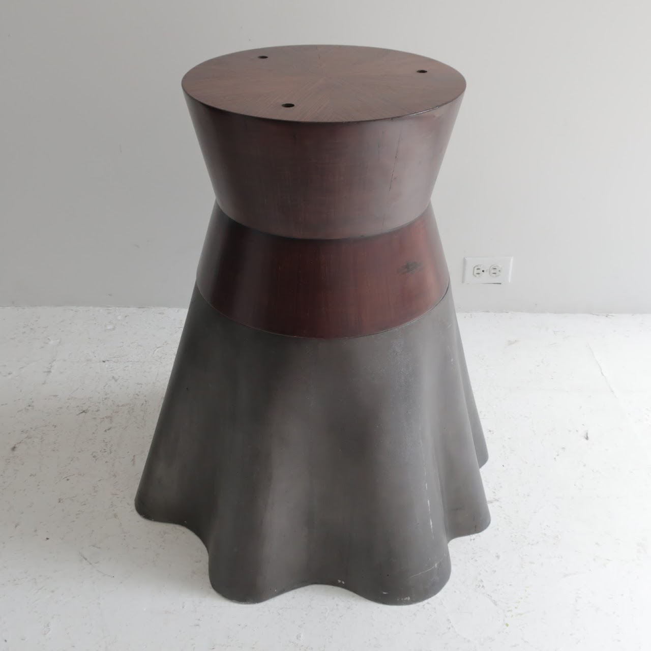 Sculptural Pedestal Dining Table