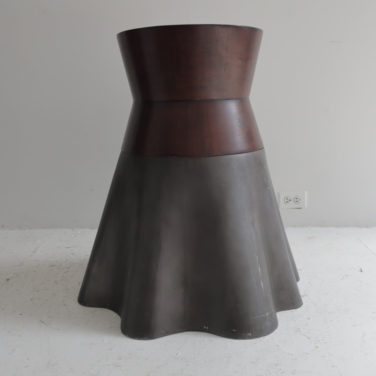 Sculptural Pedestal Dining Table