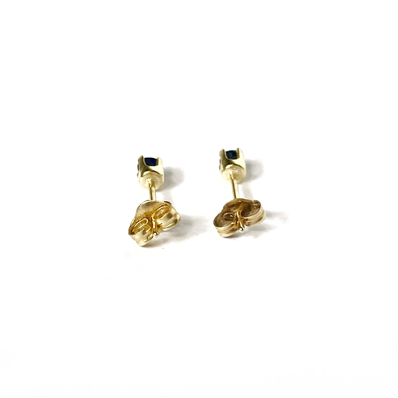14K Gold & Sapphire Earrings