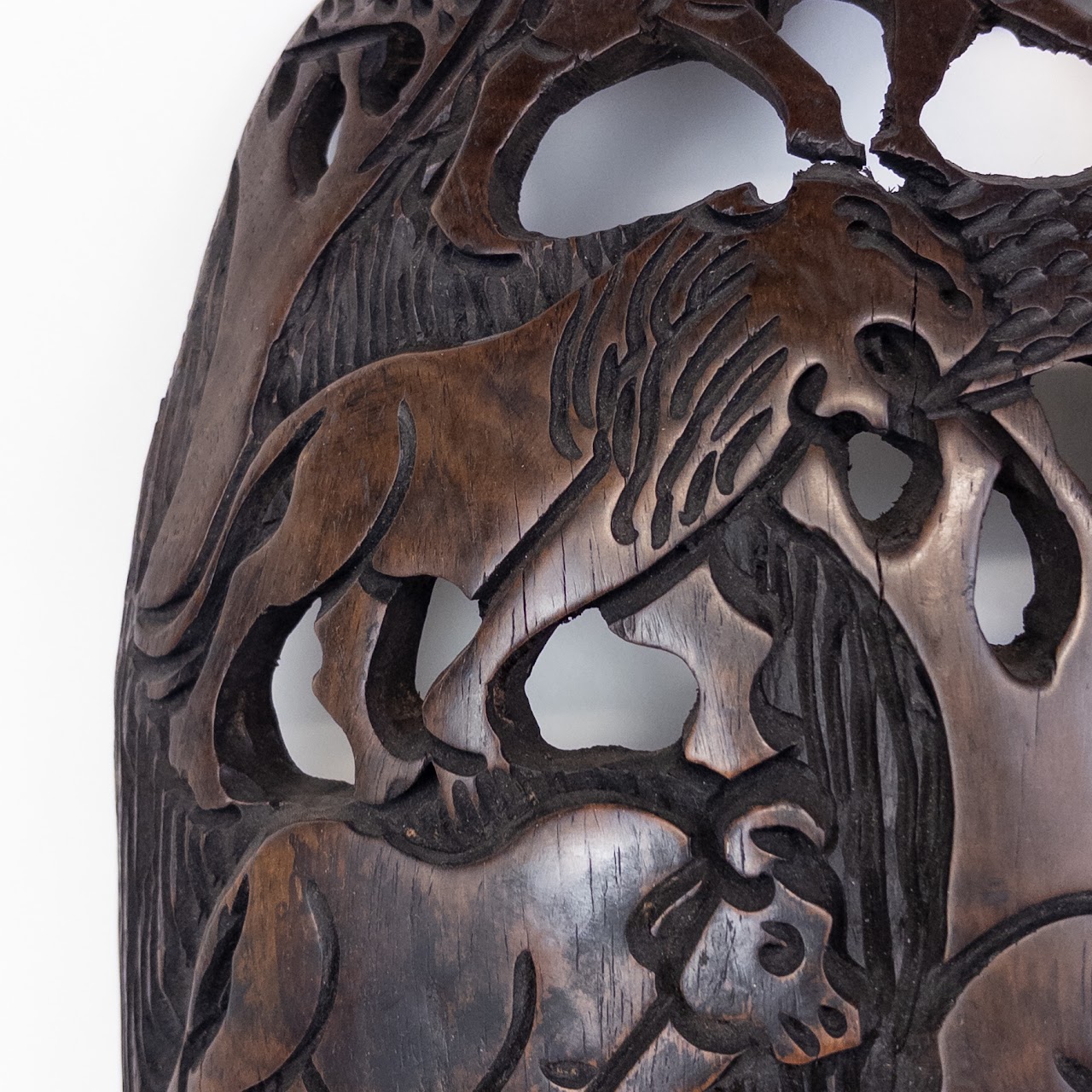 Kenyan Ebony Wood Masai Mask