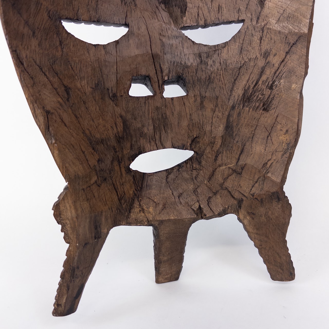 Kenyan Ebony Wood Masai Mask