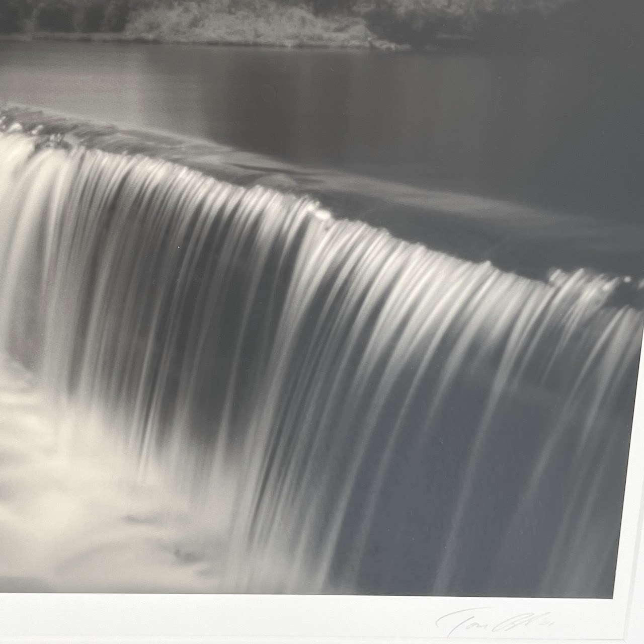 Tom Baril 'Millville, MA' Signed Silver Gelatin Landscape Photograph