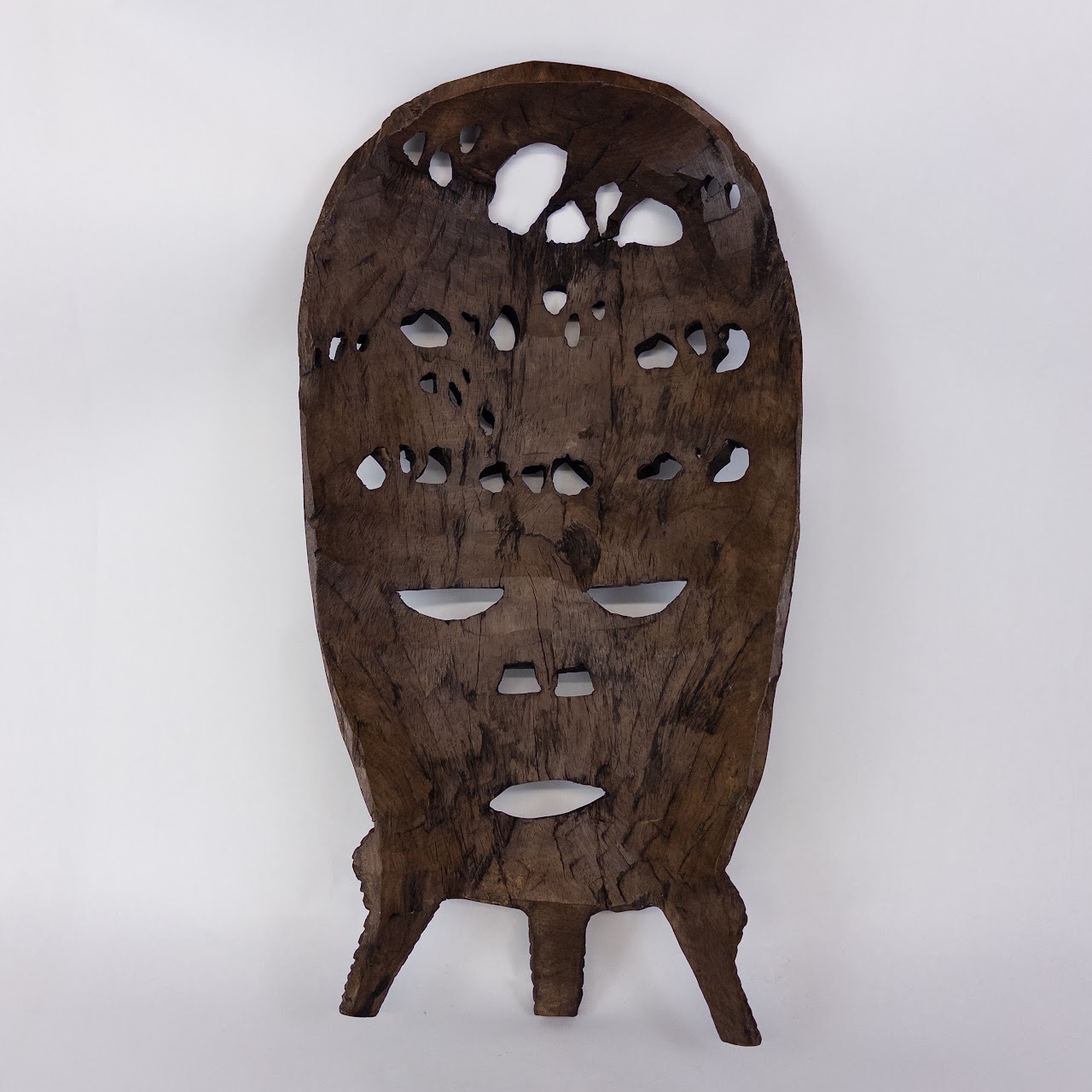 Kenyan Ebony Wood Masai Mask