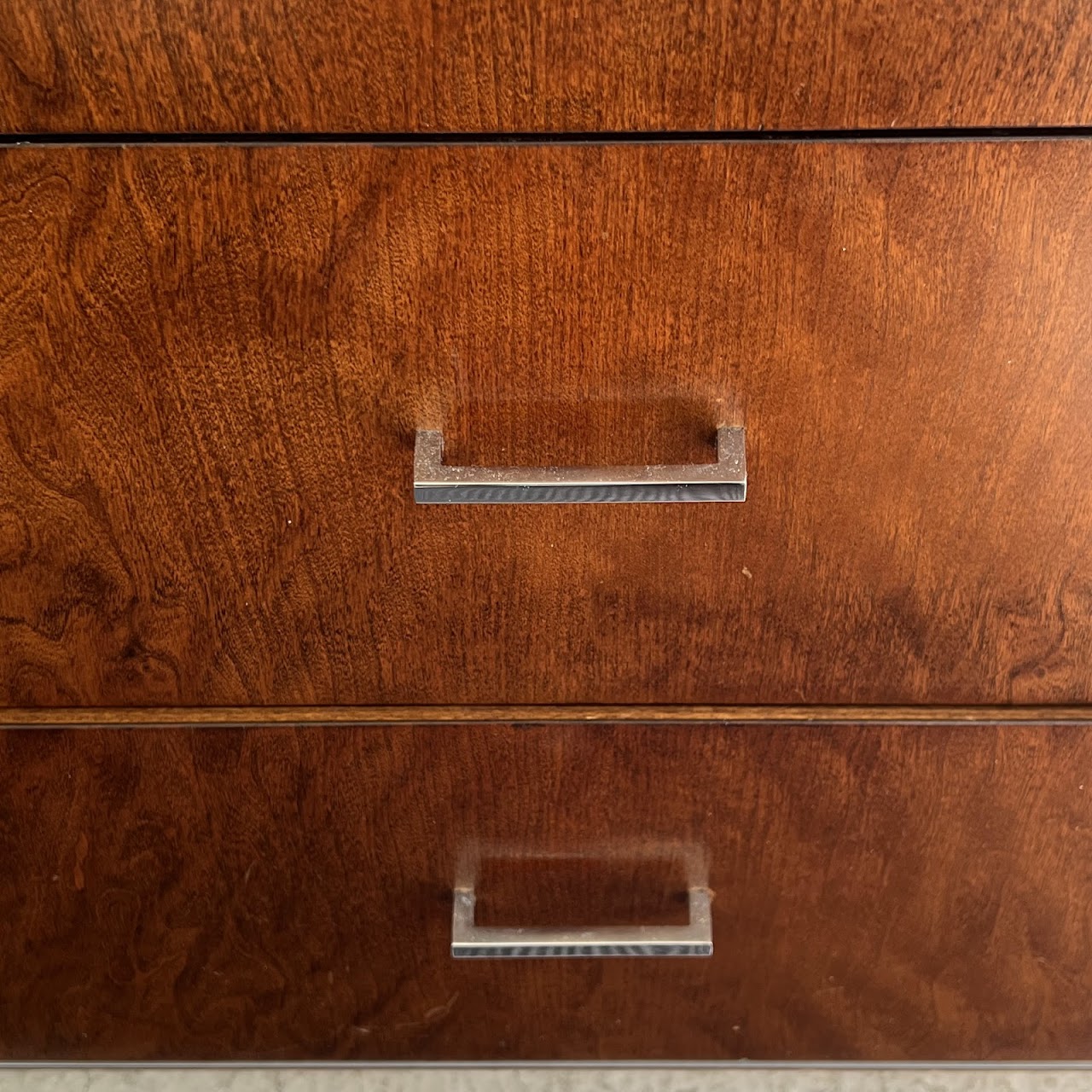 John Stuart Mid-Century Modern Walnut Eleven-Drawer Dresser