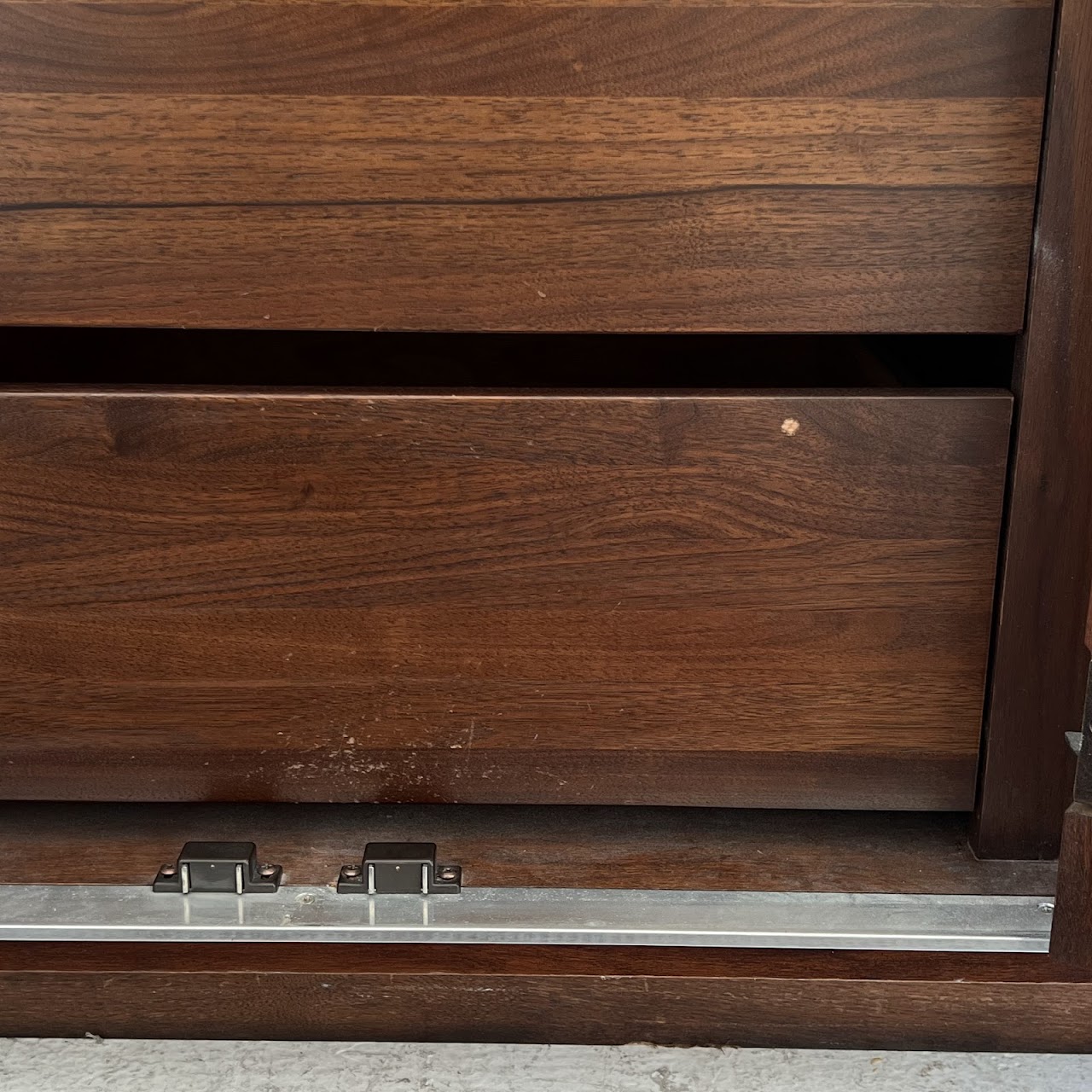 John Stuart Mid-Century Modern Walnut Eleven-Drawer Dresser