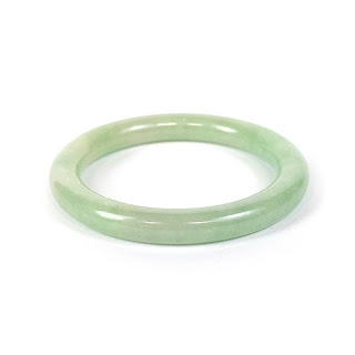 Polished Jade Bangle Bracelet
