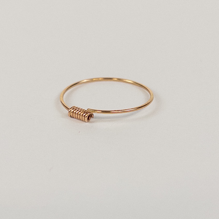 14K Gold Dainty Endless Hoop Earrings