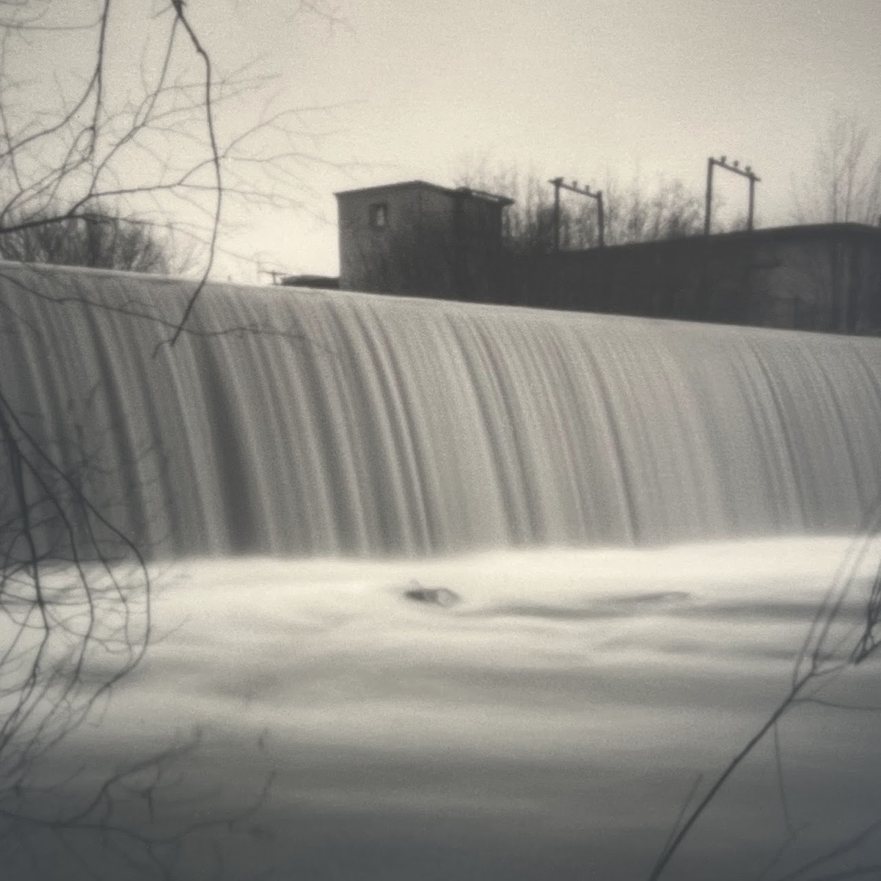 Tom Baril 'Phoenix, RI' Signed Silver Gelatin Landscape Photograph