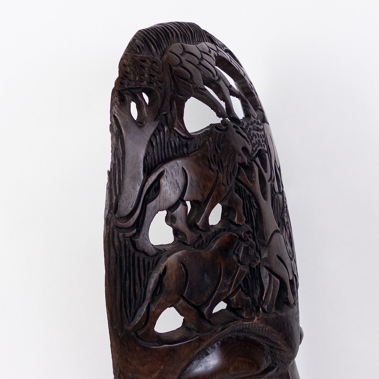 Kenyan Ebony Wood Masai Mask